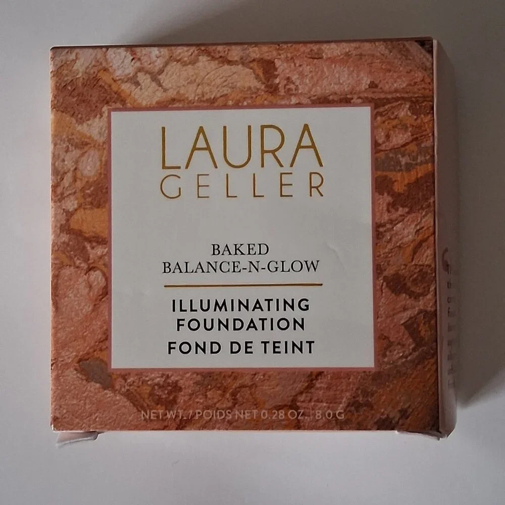 LAURA GELLER Baked Balance-N-Glow Illuminating Foundation - medium NIB